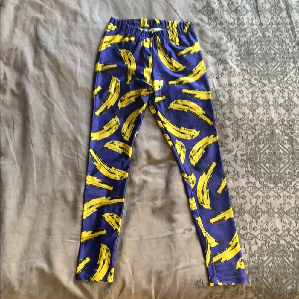 Poprageous Warhol Banana Leggings M